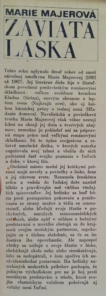 Zaviata láska 