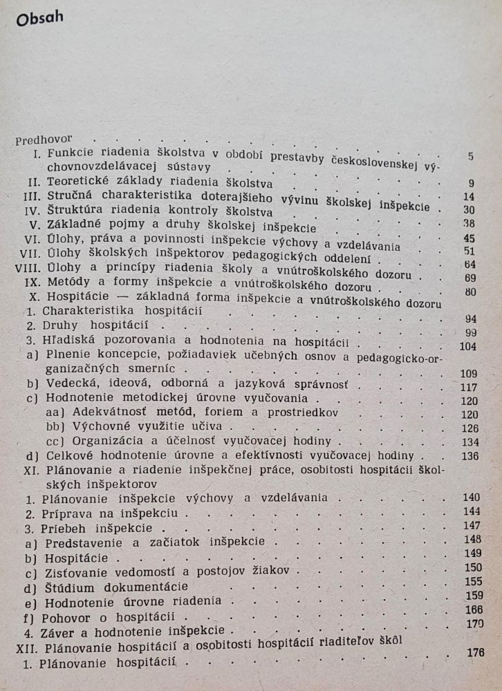 K metódam školskej inšpekcie a vnútroškolského dozoru