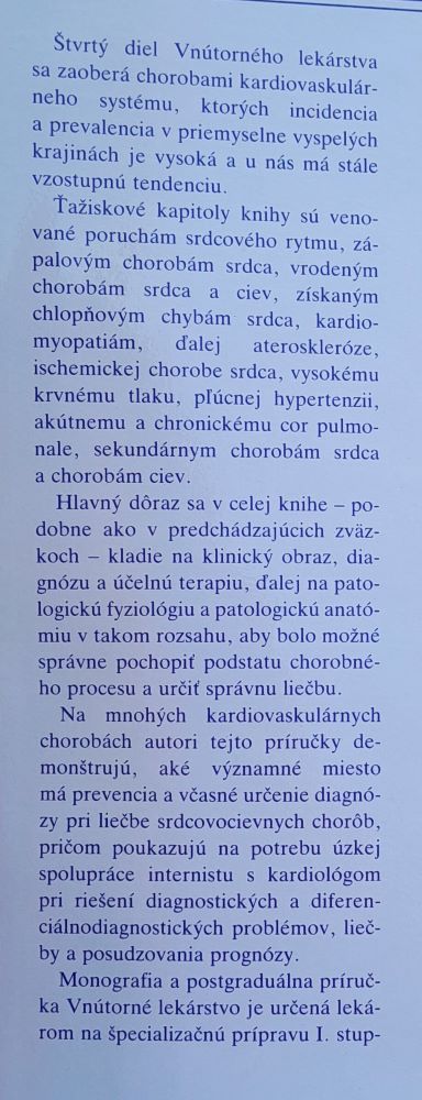 Vnútorné lekárstvo 4. / Postgraduálne štúdium lekárov a farmaceutov