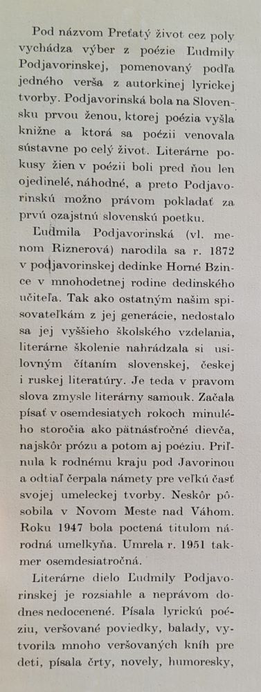 Preťatý život cez poly... 