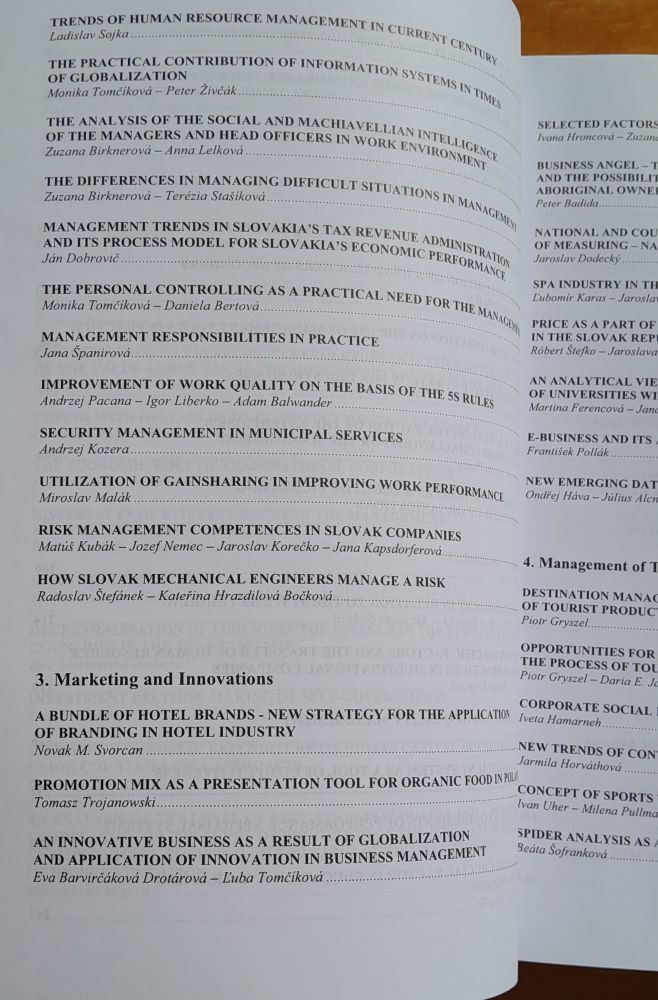 Management / International conference 2012