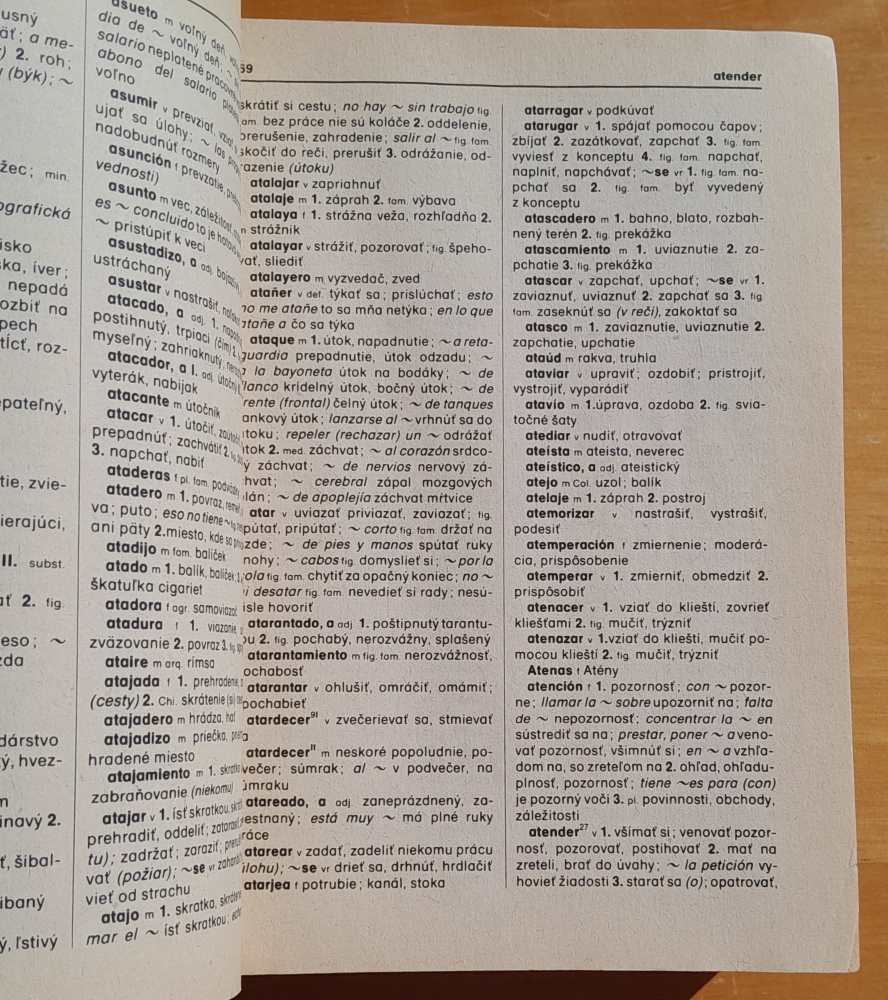 Španielsko - slovenský a slovensko - španielsky slovník
