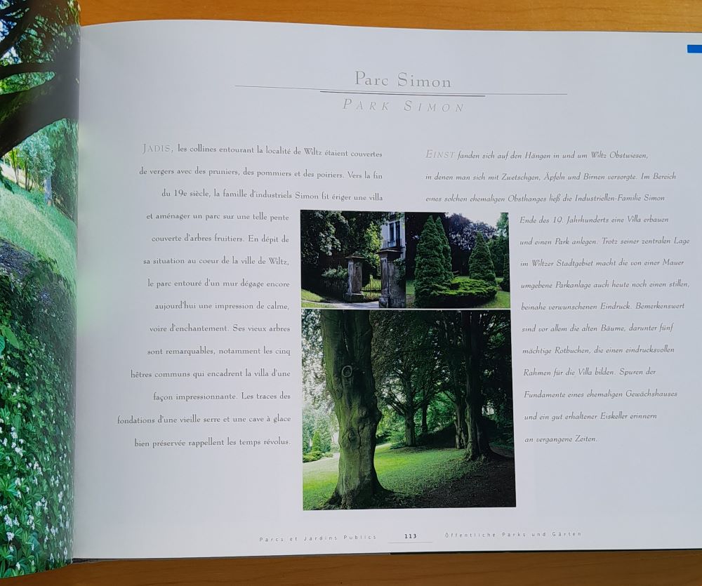 Luxembourg parcs & jardins / Gärten & Parks / Gardens & Parks
