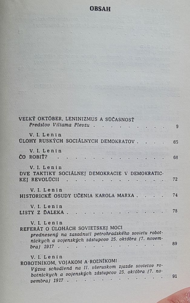 Veľký október, leninizmus a súčasnosť / Výber z dokumentov