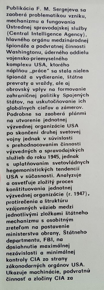 CIA bez masky