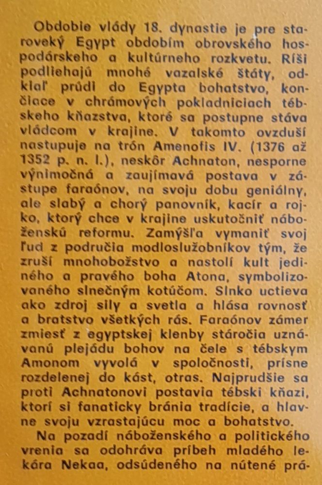 Slnko faraóna Achnatona / Edícia Maják