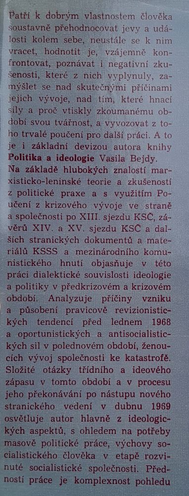 Politika a ideologie