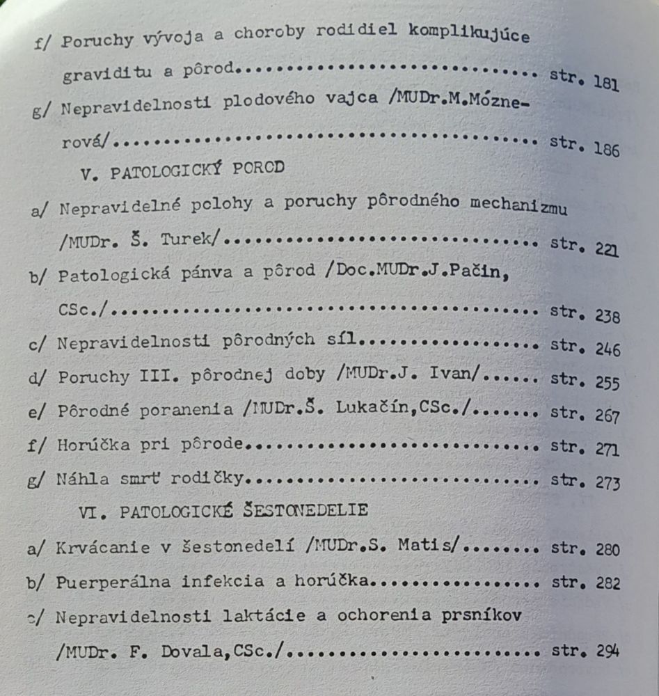 Pôrodníctvo pre 4 ročník všeobecnej vetvy 2. diel / Vysokoškolské učebné texty