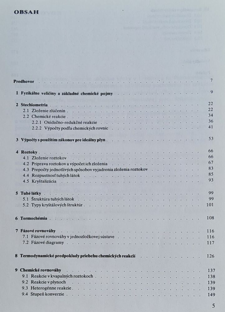 Príklady zo všeobecnej a anorganickej chémie