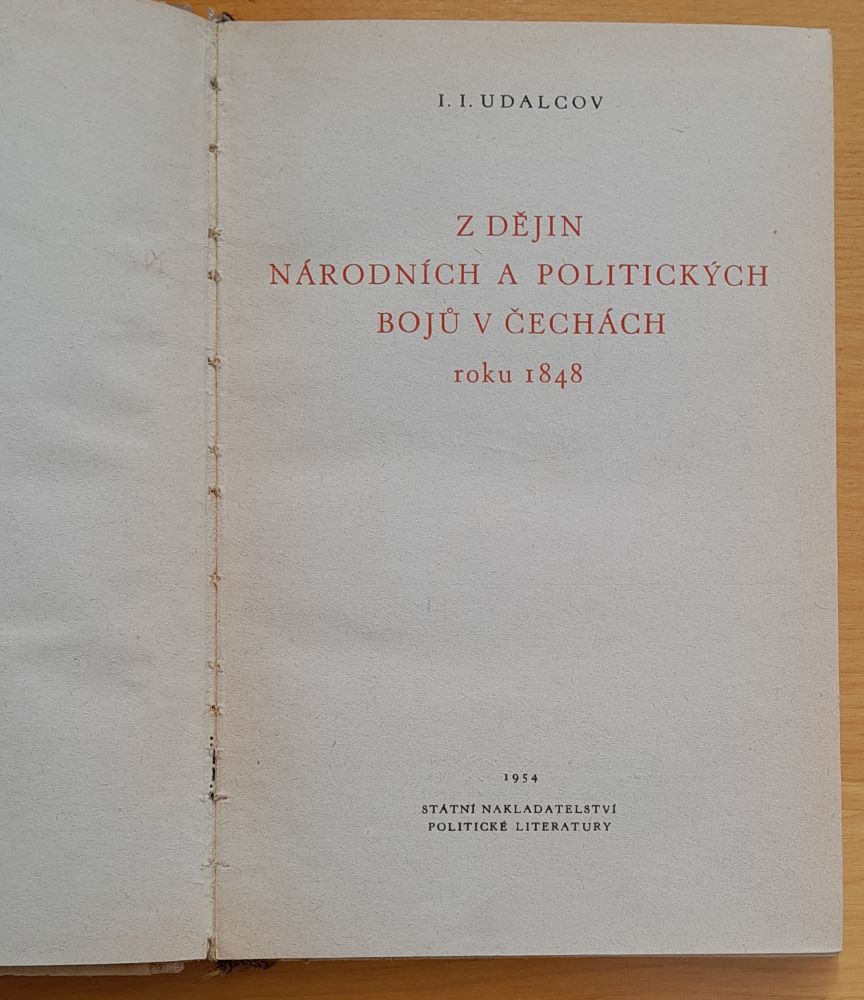 Z dějin národních a politických bojú v Čechách roku 1848