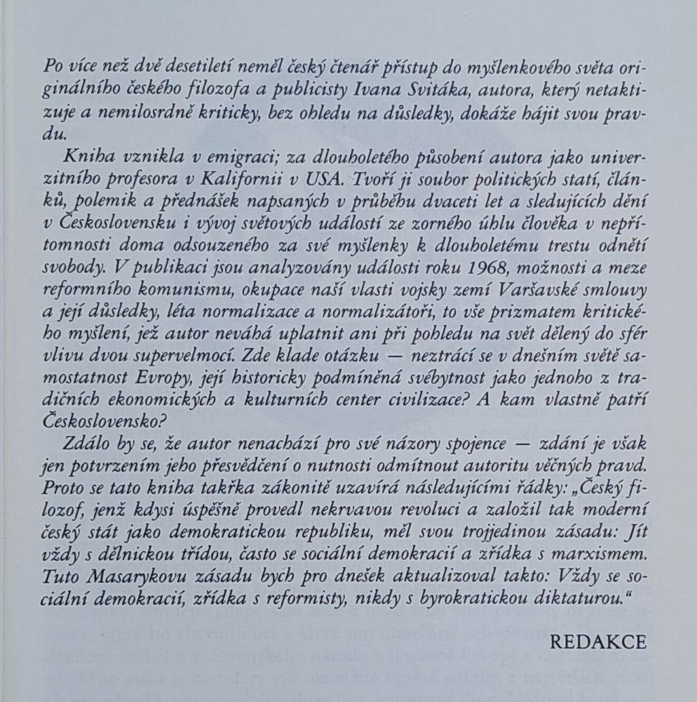 Nesnesitelné břemeno dějin / Novosvětská symfonie