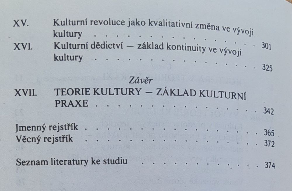 Teorie kultury / Vysokoškolská učebnice