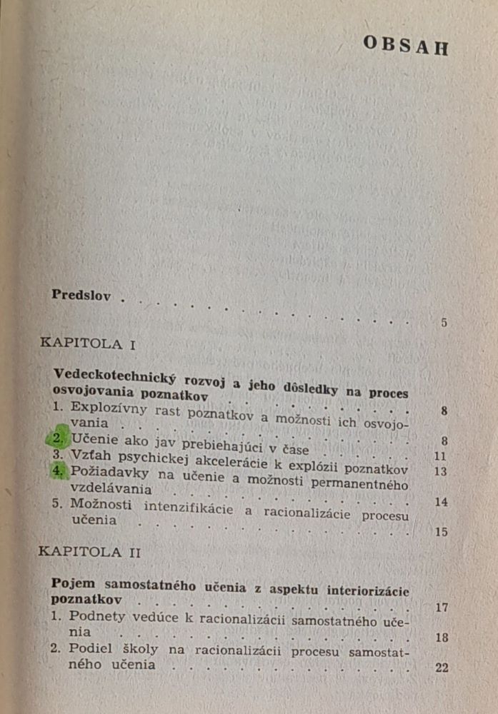 Psychológia samoučenia / Encyklopédia osvetového pracovníka