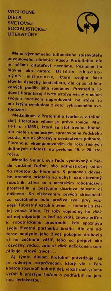 Metello / Vrcholné diela svetovej socialistickej literatúry