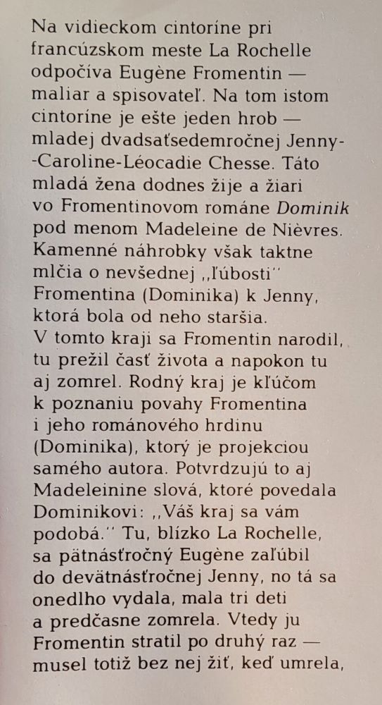 Dominik / Svetová tvorba