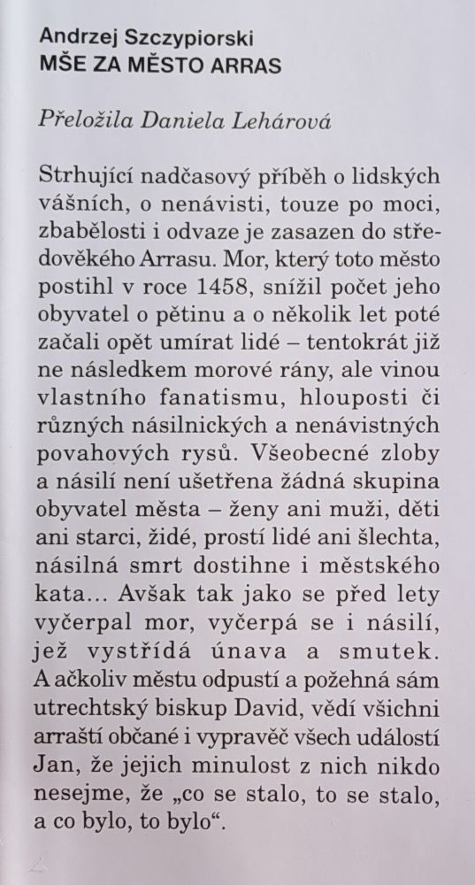 Mše za město Arras
