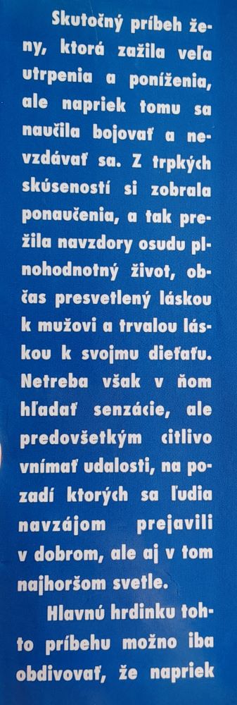 A žiť sa musí ďalej