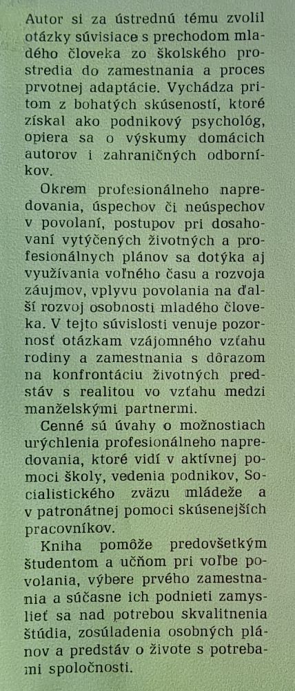 Medzi školou a životom / Edícia Zväzácka knižnica