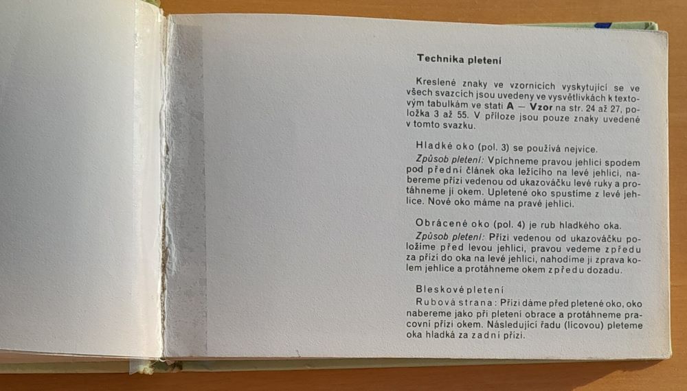 Vzory pro ruční pletení - barevné vzory / (vzory pre ručné pletenie - farebné vzory)