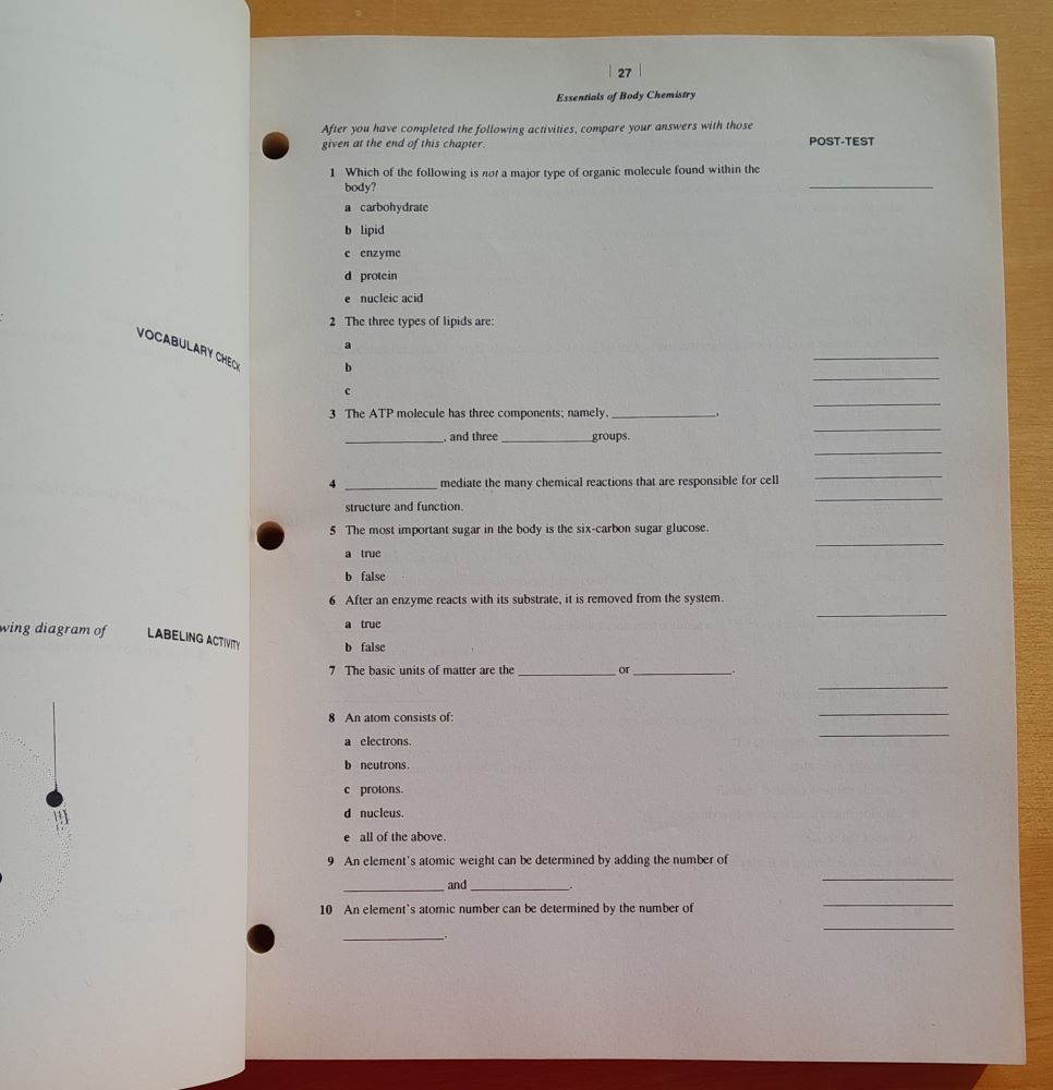 Human Anatomy and Physiology / Students Study Manual