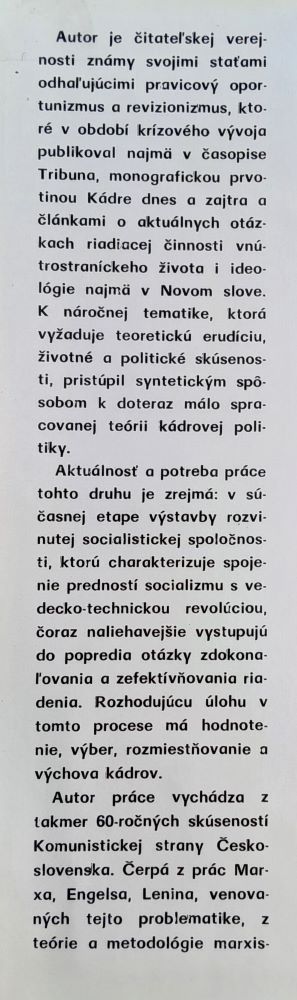 Kádre rozhodujú o všetkom