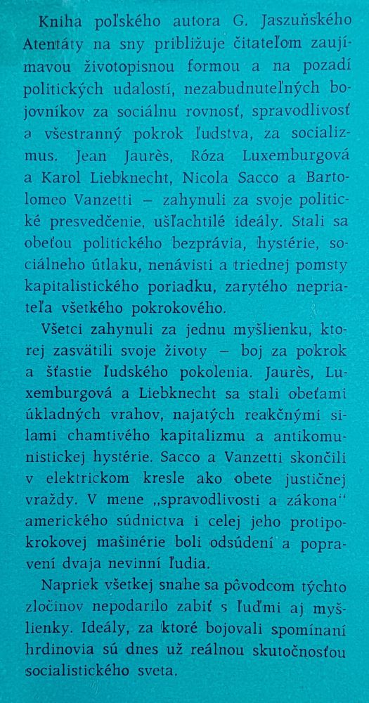Atentáty na sny / Edícia Aurora