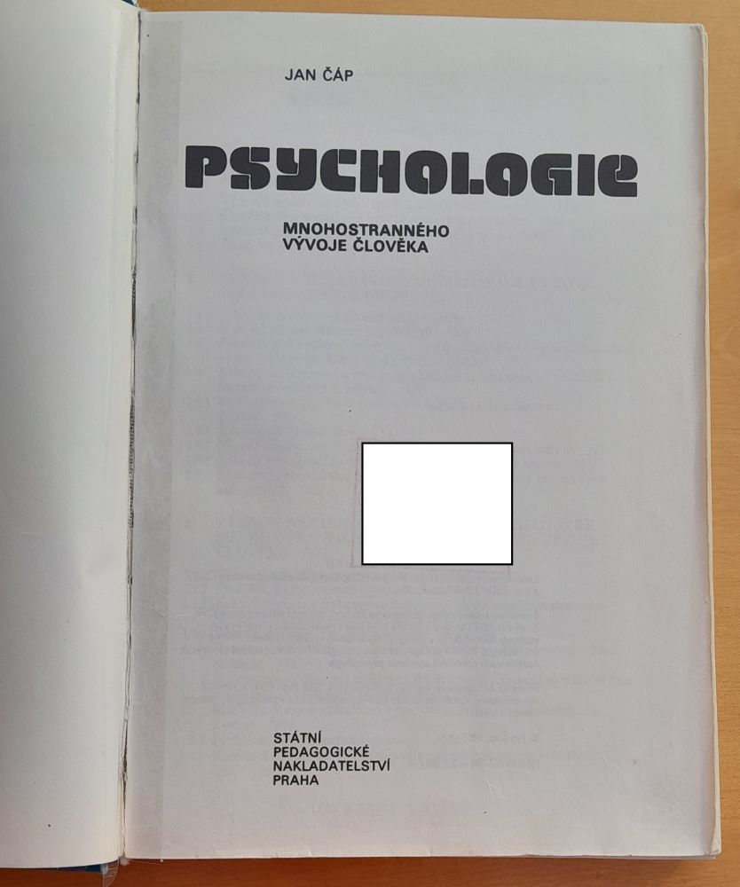 Psychologie mnohostranného vývoje člověka