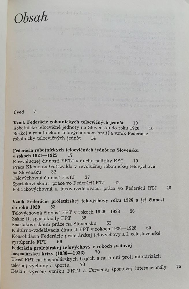 Revolučné robotnícke telovýchovné hnutie na Slovensku / Edícia Spartakus