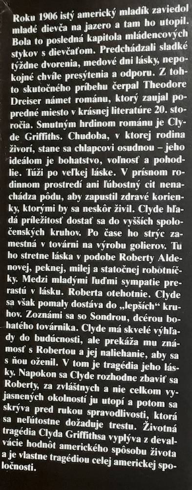 Americká tragédia
