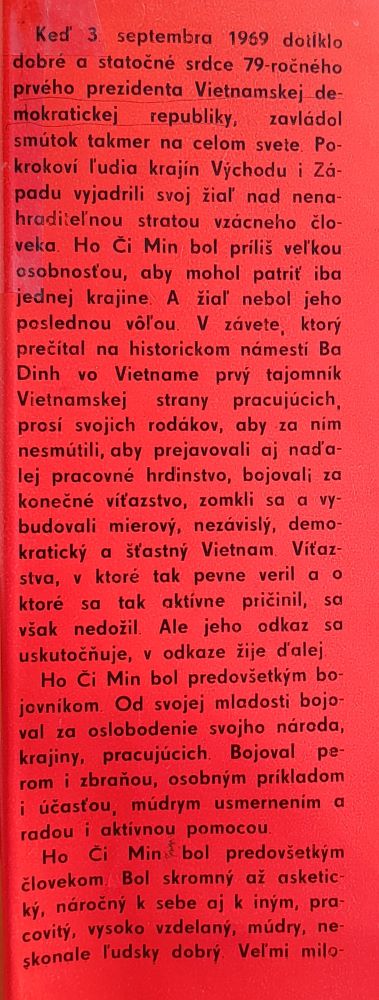 Prejavy a závet