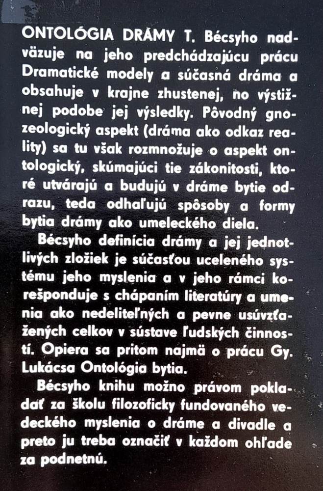 Ontológia drámy / Edícia Okno
