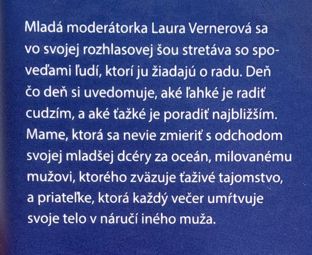 Nemôžem povedať viac