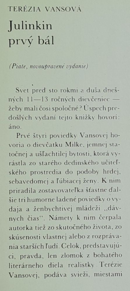 Julinkin prvý bál