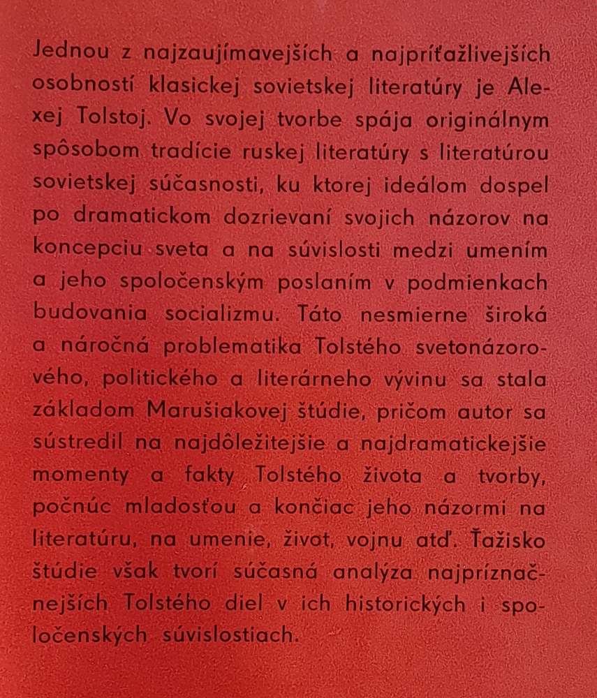 Alexej Tolstoj a svet jeho tvorby