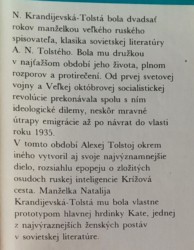 Spomienky na Alexeja Tolstého / Edícia Postavy a osudy