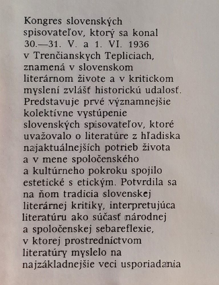 Kongres slovenských spisovateľov 1936