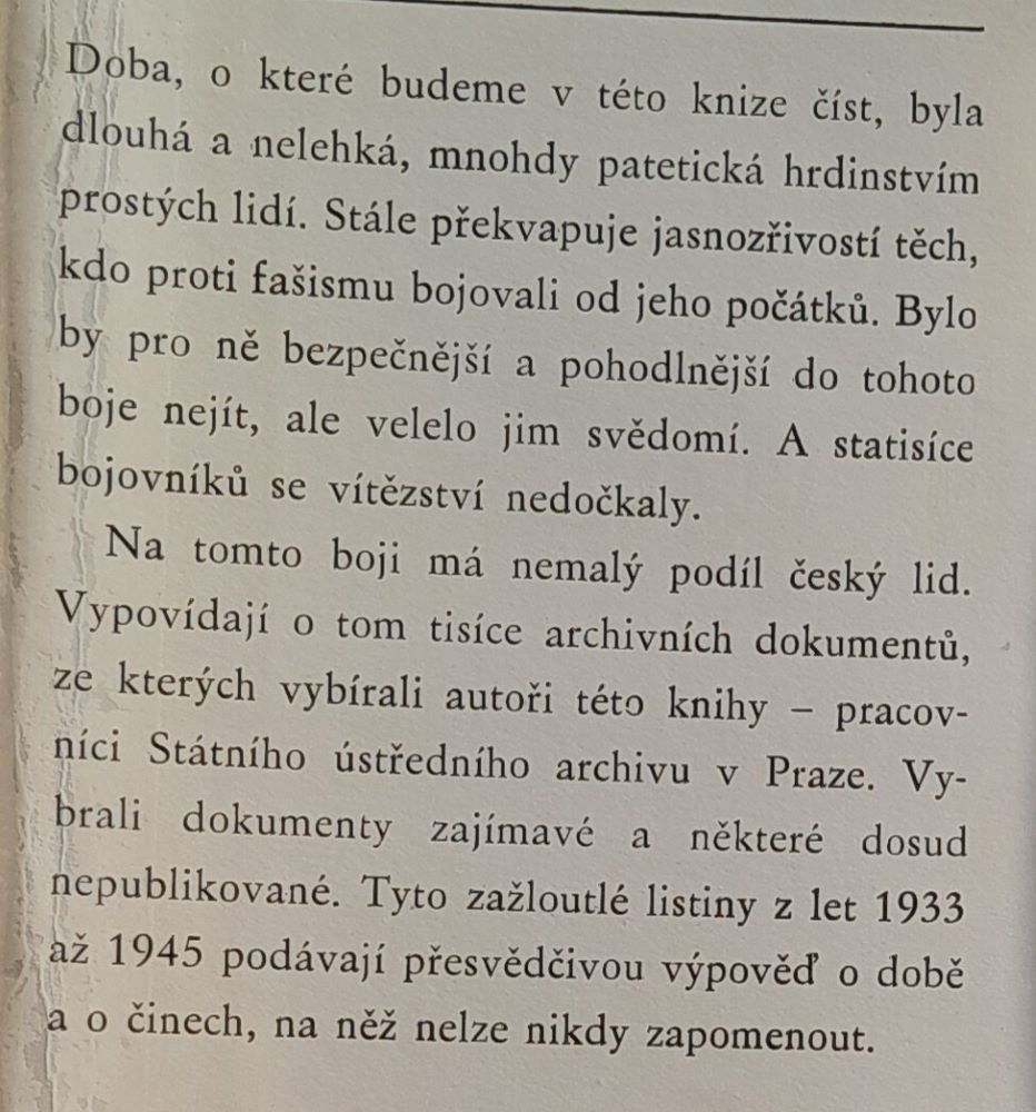 Český lid v boji proti fašismu