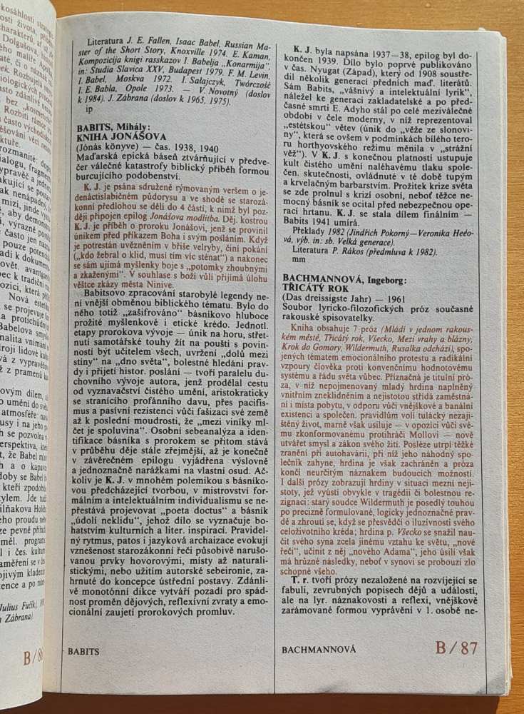 Slovník světových literárních děl / 1. svazek A - L