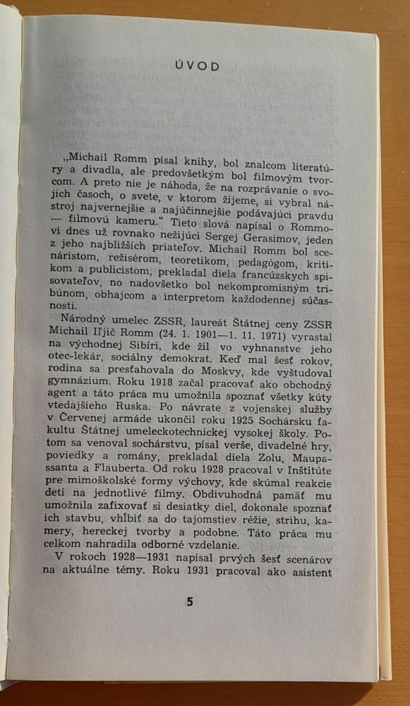 Filmy, ľudia a ja / Súvislosti
