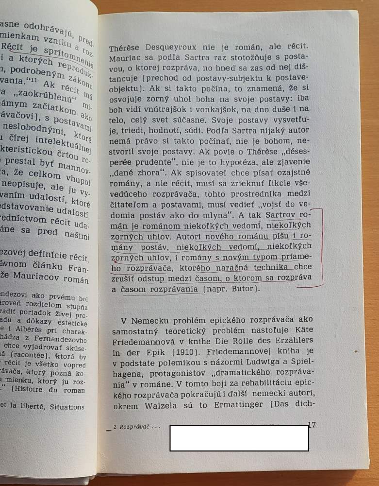 Rozprávač a románové kategórie