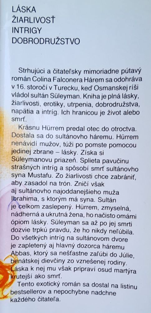 Hárem / Láska - žiarlivosť - intrigy - dobrodružstvo