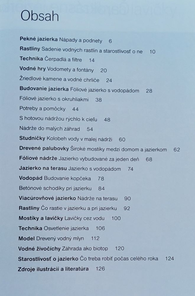 Voda v záhrade / Urob si sám