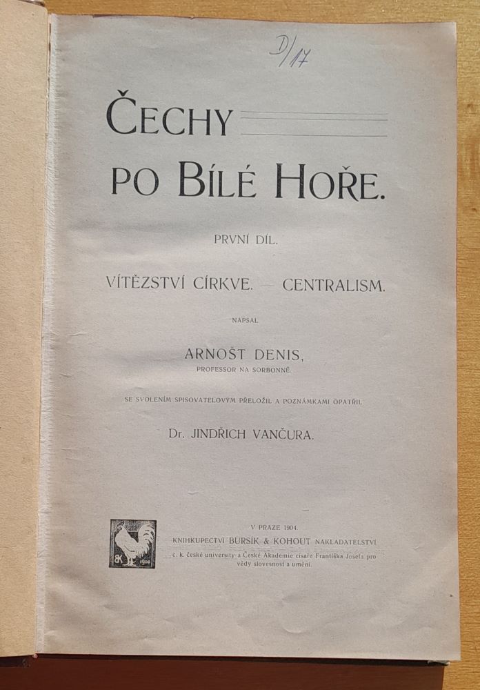 Čechy po Bílé hoře 1. 2.
