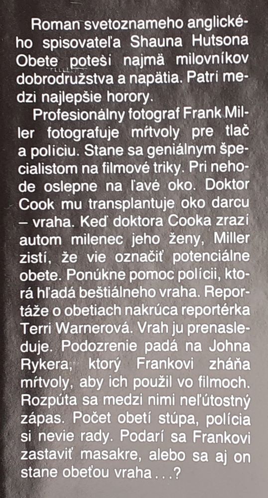 Obete / horor