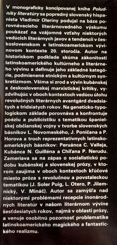 Poludníky literatúry / Edícia Okno