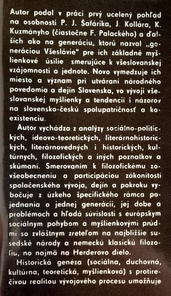 Generácia Všeslávie / Edícia Okno