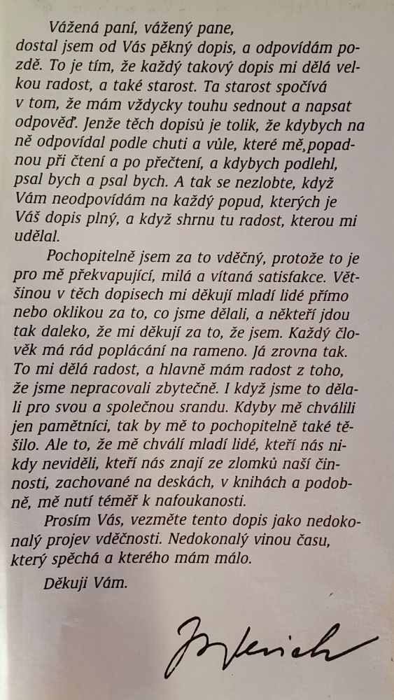 Listování / Edice Vzpomínky a korespondence