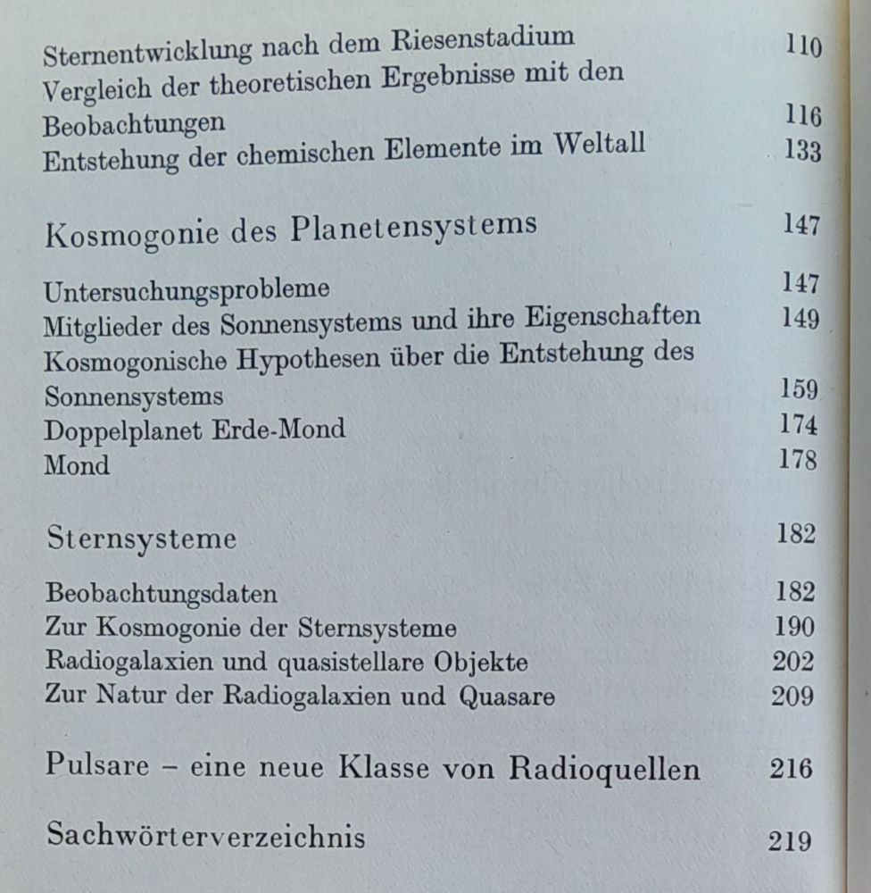 Das Weltall / Eine moderne Kosmogonie
