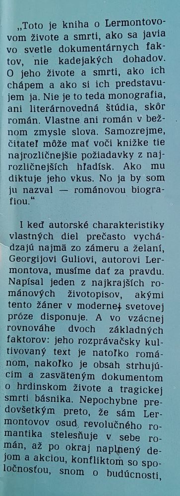 Ako žil a umrel Michail Lermontov / Postavy a osudy