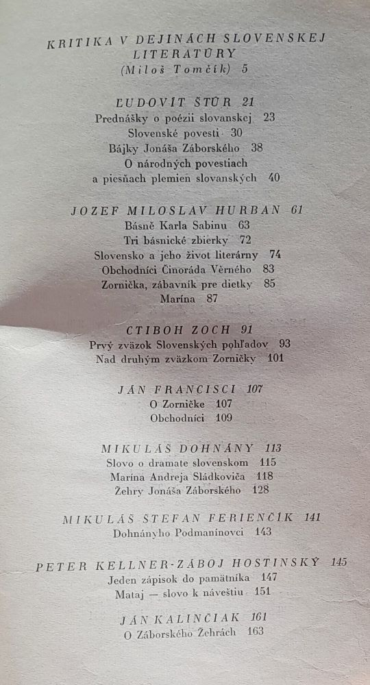 Slovenská literárna kritika 1. a 2.